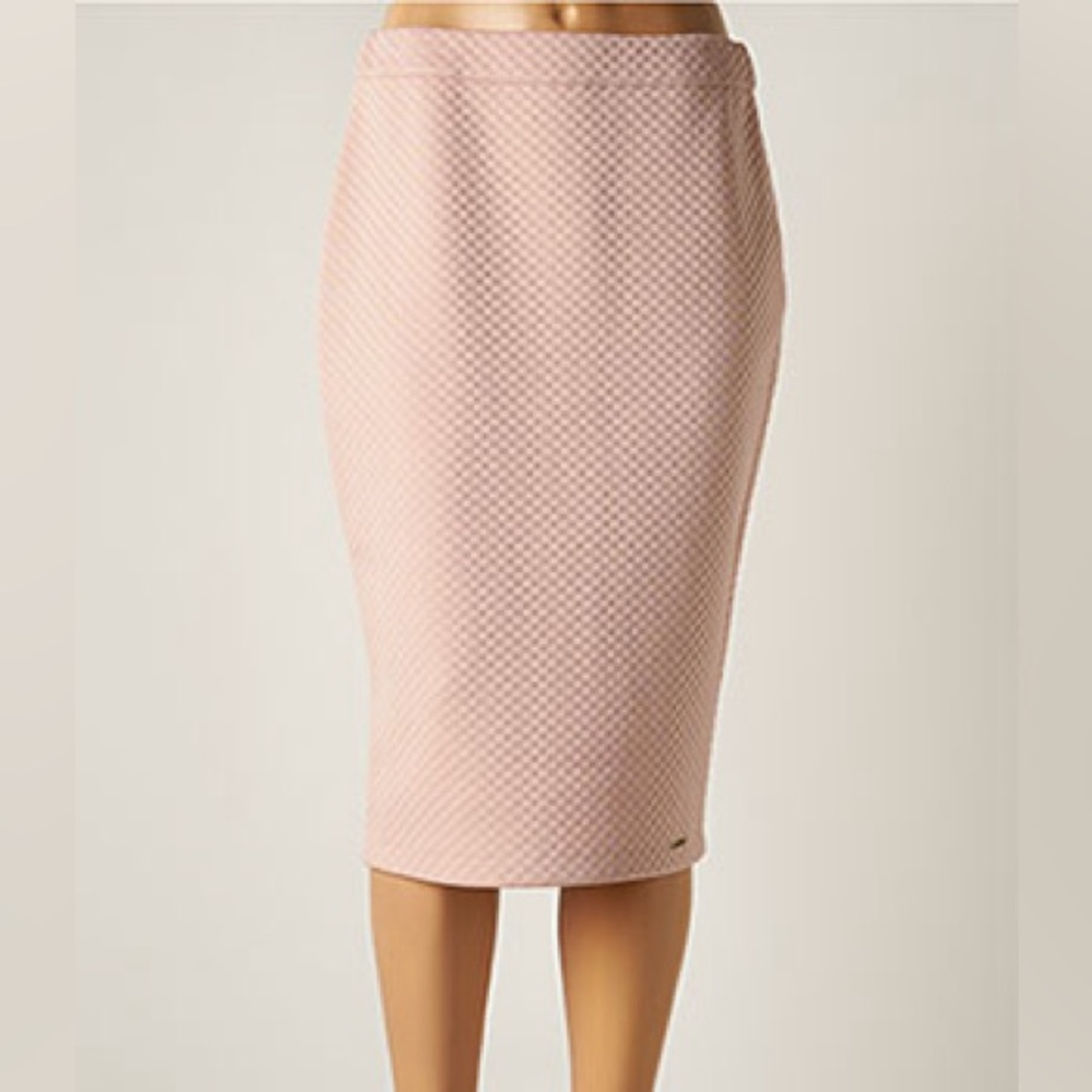 🩷 RINASCIMENTO Blush textured pencil skirt Large 🩷